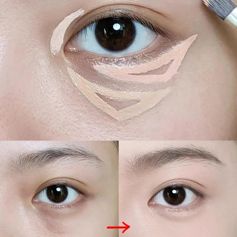 Concealer Long Lasting Waterproof Oil Control Hide Dark Circles Blemishes Acne Scars Smooth Lightweight Natural Conceal Makeup