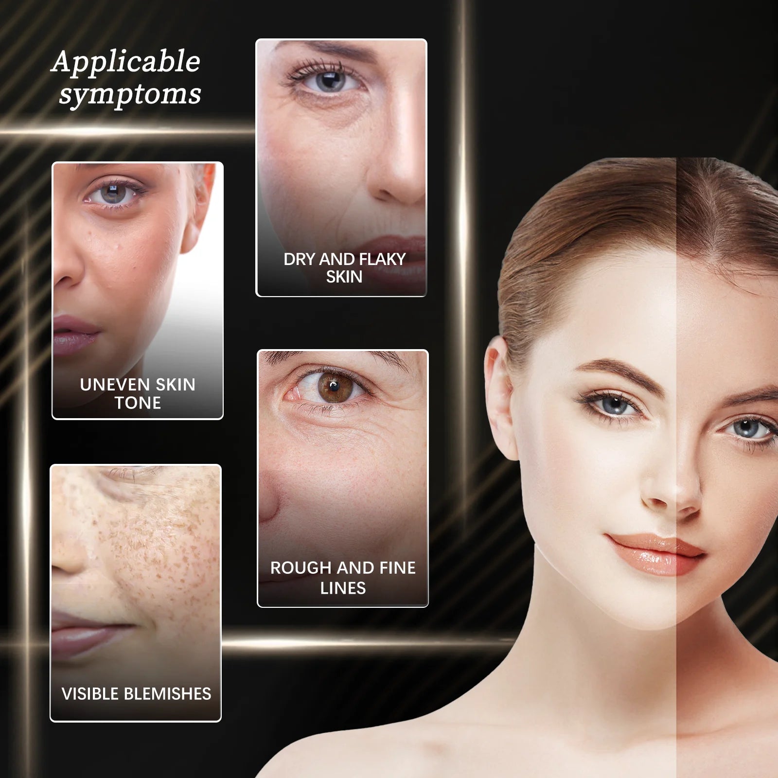 Concealing Foundation Stick 3 Colors with Built-In Brush - Cream Finish Lightweight Oil-control Long Lasting Waterproof Formula